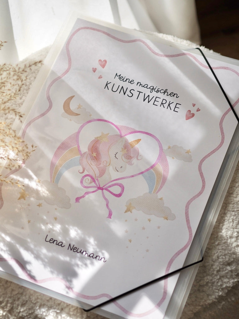 Sammelmappe EINHORN - SCHLEIFE - NILENA